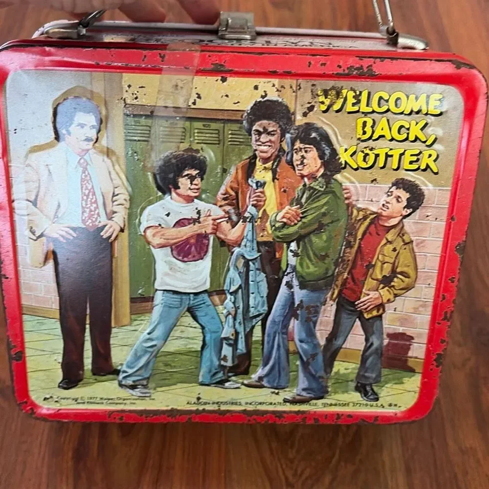 Welcome back Kotter 1977 vintage metal  lunchbox